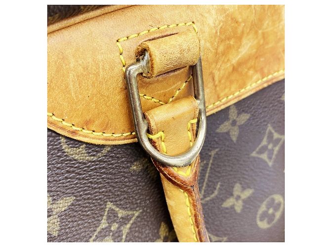 Borsa Louis Vuitton Monogram Deauville Marrone - vista 10