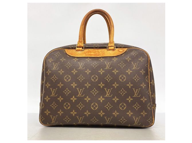 Borsa Louis Vuitton Monogram Deauville Marrone - vista 11
