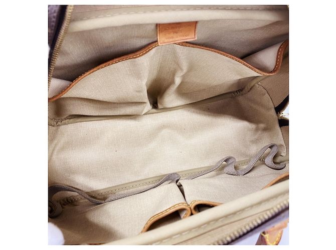 Borsa Louis Vuitton Monogram Deauville Marrone - vista 4