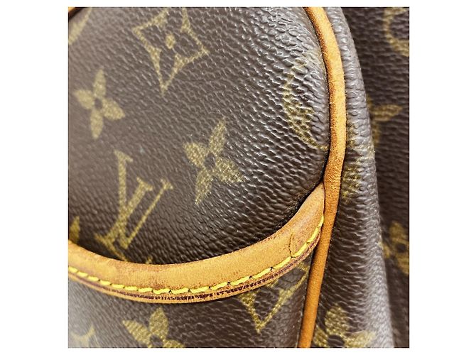 Borsa Louis Vuitton Monogram Deauville Marrone - vista 7