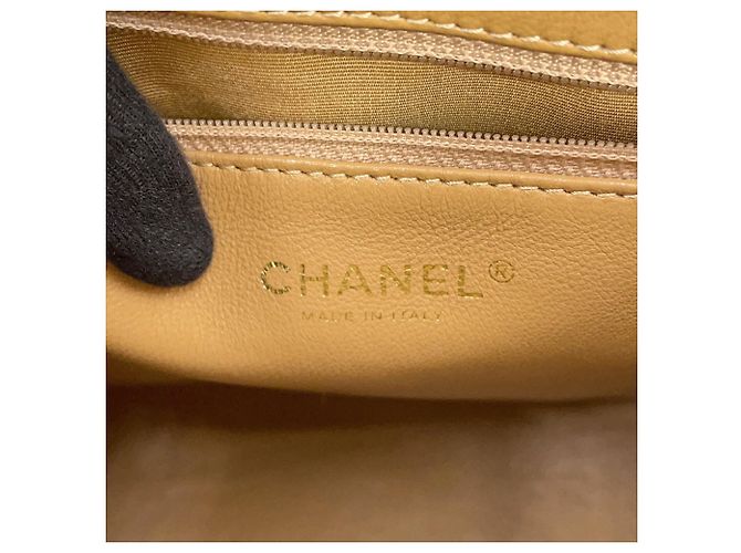 Borsa Tote Chanel Matelassé Beige - vista 14
