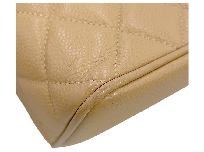 Borsa Tote Chanel Matelassé Beige - vista 8