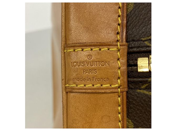 Borsa Louis Vuitton Alma Monogram Marrone - vista 5