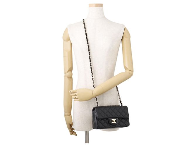 Timeless Borsa Chanel Matelassé Black Nero - vista 4