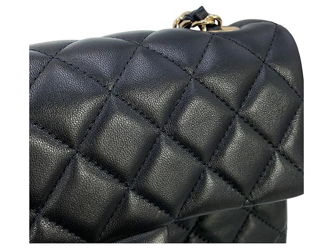 Timeless Borsa Chanel Matelassé Black Nero - vista 7