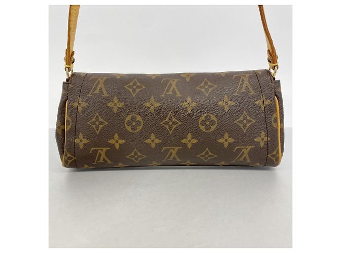 Borsa a tracolla Louis Vuitton Monogram Pochette Beverly Marrone - vista 10