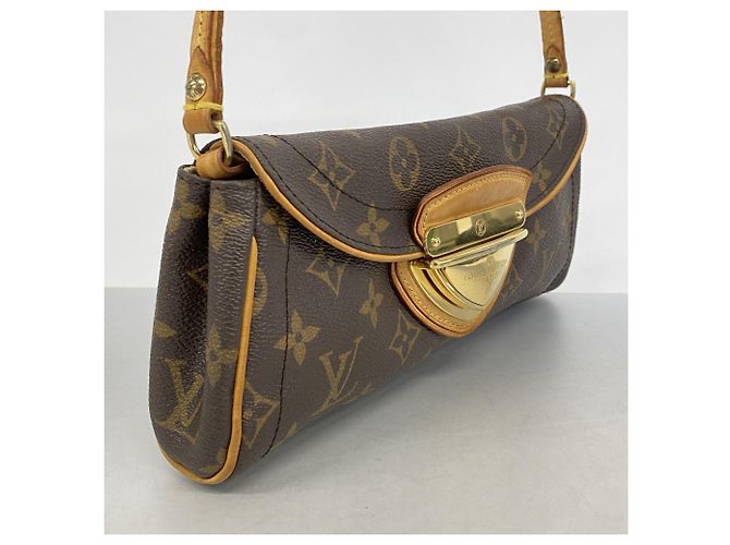 Borsa a tracolla Louis Vuitton Monogram Pochette Beverly Marrone - vista 2