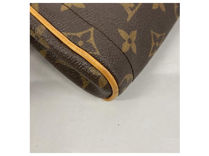 Borsa a tracolla Louis Vuitton Monogram Pochette Beverly Marrone - vista 6