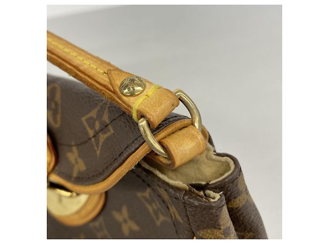 Borsa a tracolla Louis Vuitton Monogram Pochette Beverly Marrone - vista 8