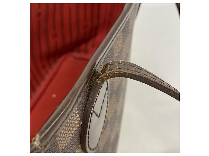 Borsa Tote Louis Vuitton Damier Neverfull PM Damier ebene - vista 11