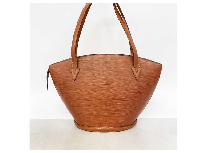 Borsa a Spalla Louis Vuitton Epi Saint Jacques Marrone - vista 12