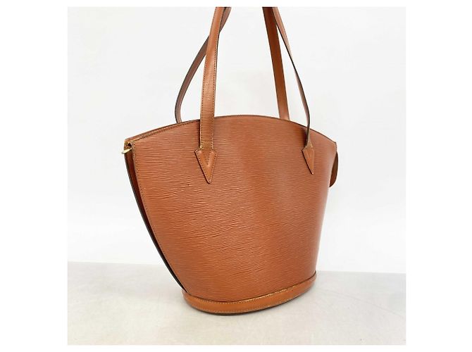 Borsa a Spalla Louis Vuitton Epi Saint Jacques Marrone - vista 2