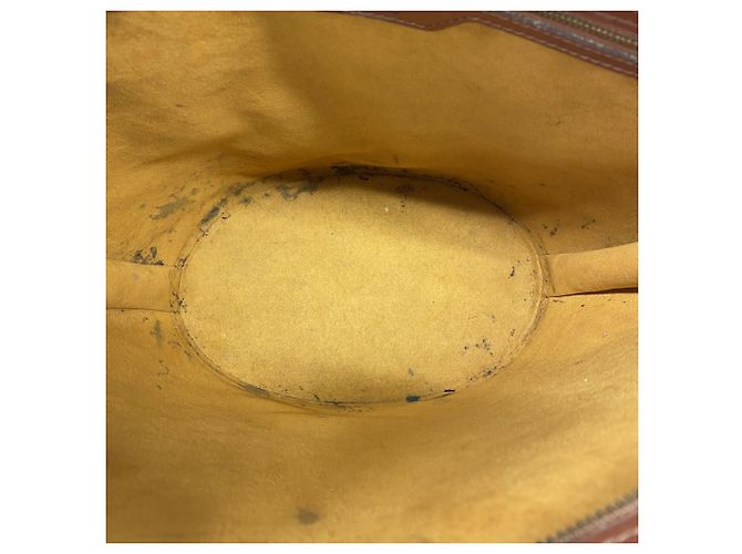 Borsa a Spalla Louis Vuitton Epi Saint Jacques Marrone - vista 4