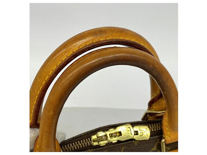 Borsa Louis Vuitton Alma Monogram M51130 Marrone - vista 9