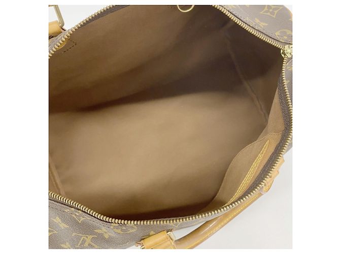 Borsa Louis Vuitton Monogram Speedy 35 Marrone - vista 4