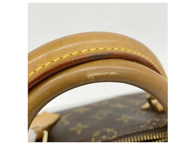 Borsa Louis Vuitton Monogram Speedy 35 Marrone - vista 9