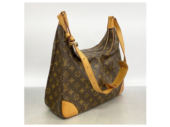 Borsa a Spalla Louis Vuitton Monogram Boulogne 35 Marrone - vista 2