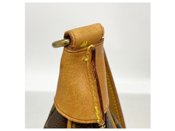 Borsa a Spalla Louis Vuitton Monogram Boulogne 35 Marrone - vista 9