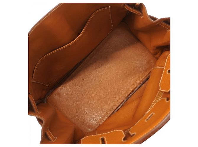 Hermès Borsa Hermes Birkin 35 Togo Gold D'oro - vista 4