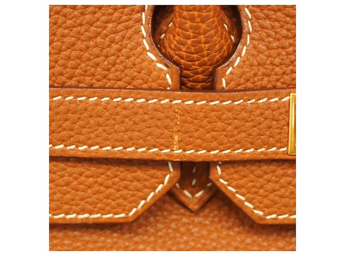 Hermès Borsa Hermes Birkin 35 Togo Gold D'oro - vista 9