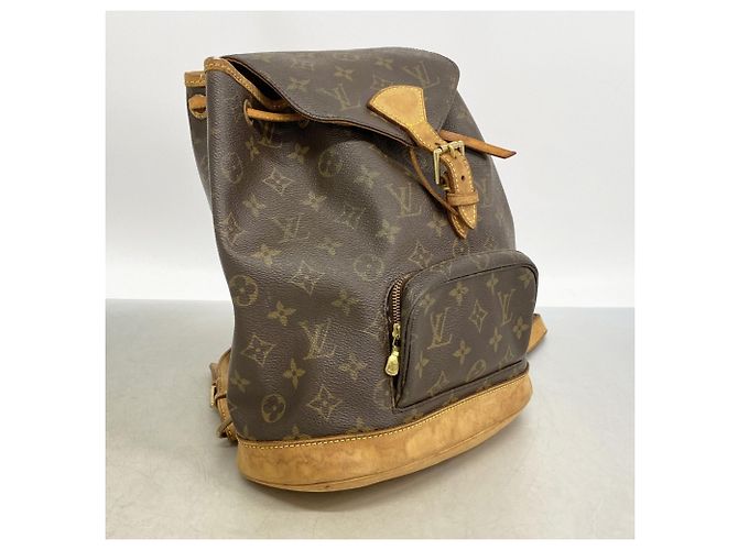 Zaino Louis Vuitton Monogram Montsouris MM Marrone - vista 2