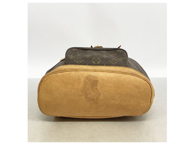 Zaino Louis Vuitton Monogram Montsouris MM Marrone - vista 3