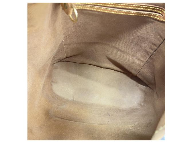 Zaino Louis Vuitton Monogram Montsouris MM Marrone - vista 4