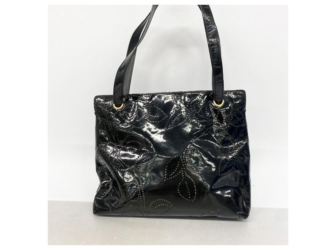 Borsa Tote Chanel Camellia Nero - vista 11