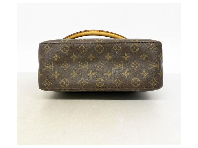 Borsa a Spalla Louis Vuitton Monogram Looping GM Marrone - vista 3