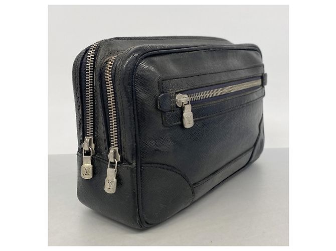 Clutch Louis Vuitton Taiga Pavel Grigio - vista 2