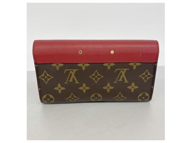 Louis Vuitton Monogram Portefeuille Pallas Long Wallet Fuschia - vista 13