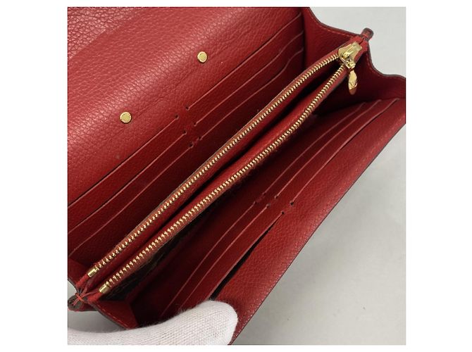 Louis Vuitton Monogram Portefeuille Pallas Long Wallet Fuschia - vista 3