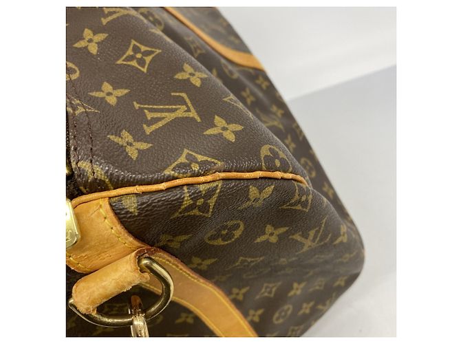 Louis Vuitton Boston Monogram Keepall Bandoulière 55 Marrone - vista 6