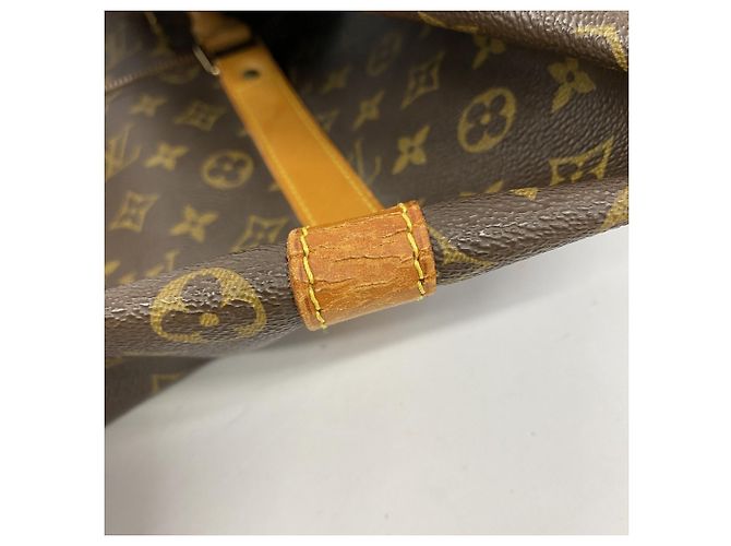 Louis Vuitton Boston Monogram Keepall Bandoulière 55 Marrone - vista 7