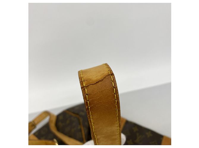 Louis Vuitton Boston Monogram Keepall Bandoulière 55 Marrone - vista 8