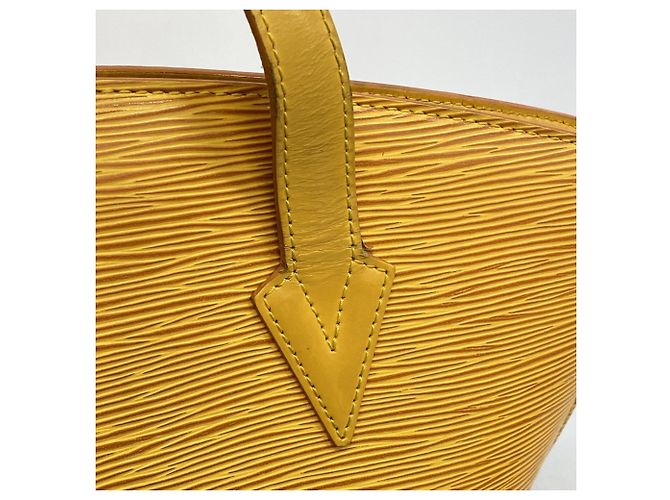 Borsa a Spalla Louis Vuitton Epi Saint Jacques Giallo - vista 10