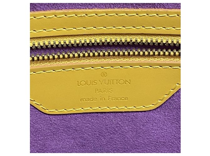 Borsa a Spalla Louis Vuitton Epi Saint Jacques Giallo - vista 5