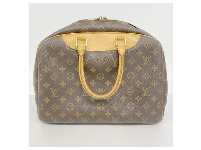 Borsa Louis Vuitton Monogram Deauville Marrone - vista 10