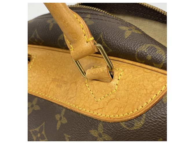 Borsa Louis Vuitton Monogram Deauville Marrone - vista 6
