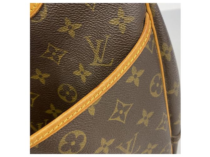 Borsa Louis Vuitton Monogram Deauville Marrone - vista 7