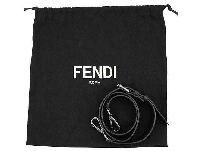Fendi Handtasche aus schwarzem Leder - Ansicht 19