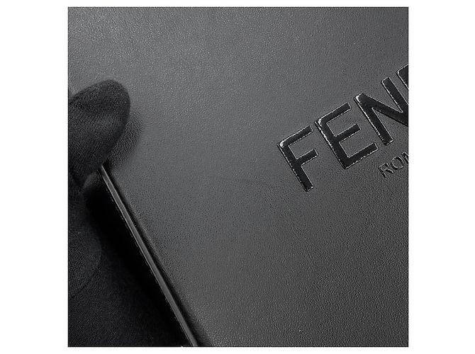 Fendi Handtasche aus schwarzem Leder - Ansicht 7