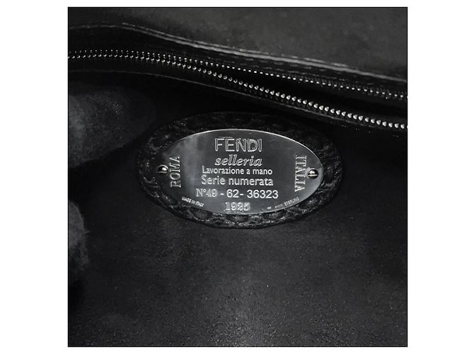Borsa Fendi Selleria Siesta Small Nero - vista 14