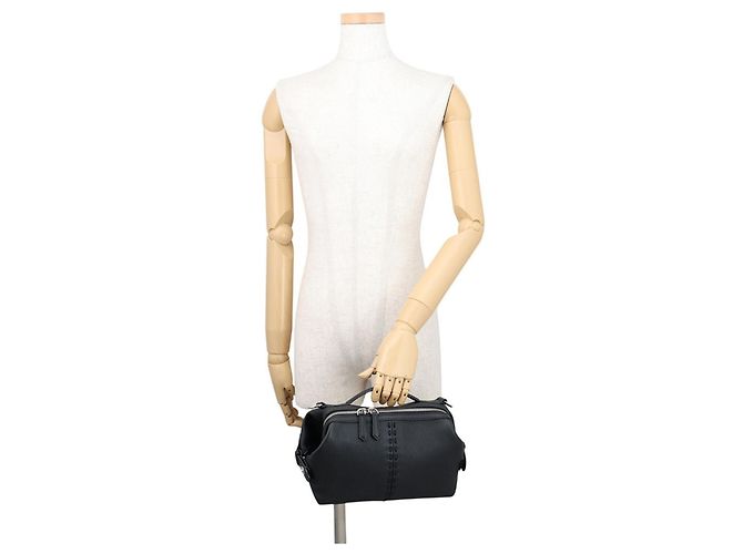 Borsa Fendi Selleria Siesta Small Nero - vista 4