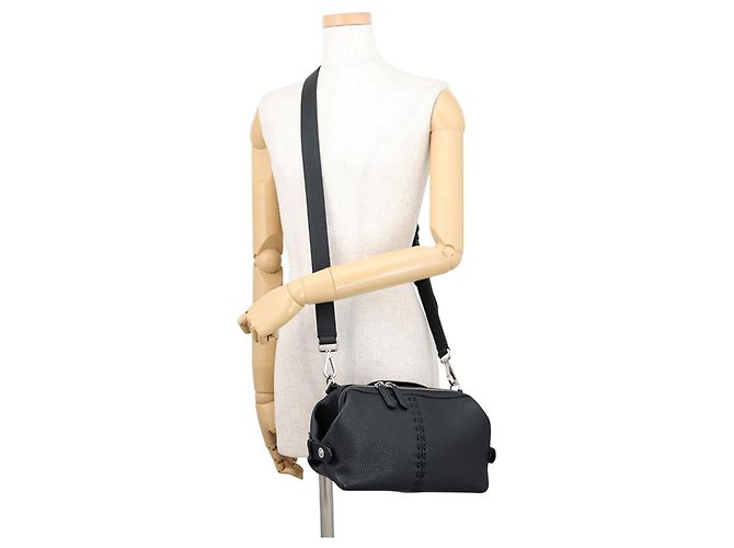 Borsa Fendi Selleria Siesta Small Nero - vista 5