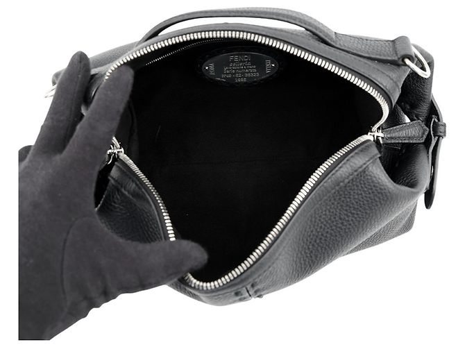 Borsa Fendi Selleria Siesta Small Nero - vista 6