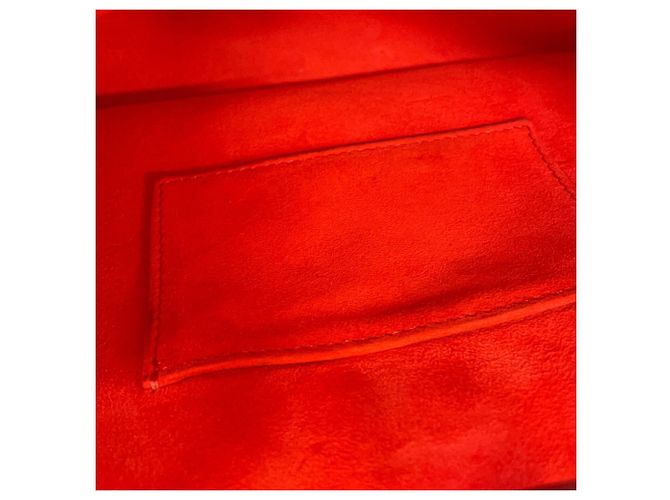 Fendi Mini Peekaboo Lederhandtasche Orange - Ansicht 14