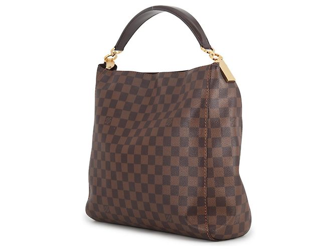 Borsa a Spalla Louis Vuitton Damier Portobello PM Marrone Damier ebene - vista 2