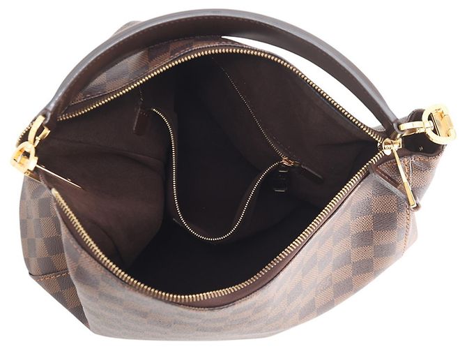 Borsa a Spalla Louis Vuitton Damier Portobello PM Marrone Damier ebene - vista 5