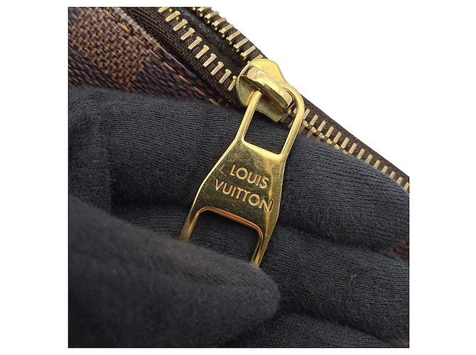 Borsa a Spalla Louis Vuitton Damier Portobello PM Marrone Damier ebene - vista 8